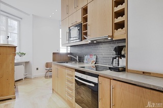 北欧风格小户型经济型40平米厨房橱柜安装图