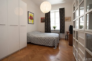 宜家风格小户型舒适经济型60平米卧室床效果图