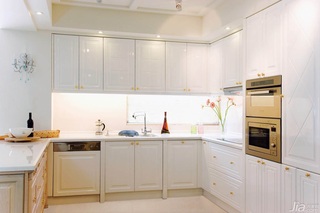 新古典风格公寓豪华型80平米厨房橱柜台湾家居