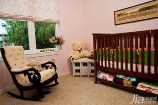 简约风格公寓古典粉色经济型60平米儿童房儿童床海外家居