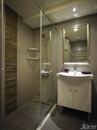 简约风格公寓富裕型130平米卫生间洗手台台湾家居
