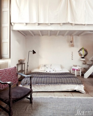 简约风格小户型经济型80平米卧室床海外家居