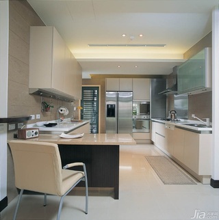 简约风格公寓富裕型130平米厨房橱柜台湾家居