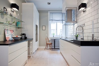 北欧风格公寓富裕型厨房橱柜海外家居