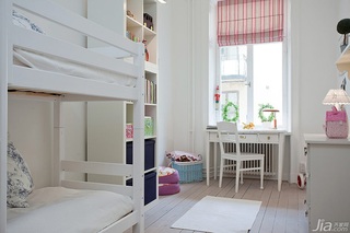 北欧风格公寓富裕型儿童房床海外家居