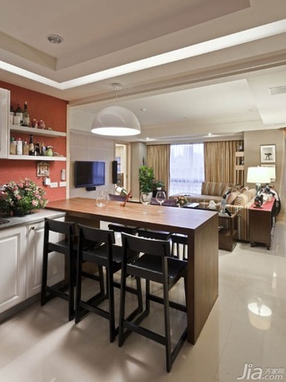 新古典风格公寓豪华型140平米以上吧台吧台椅台湾家居