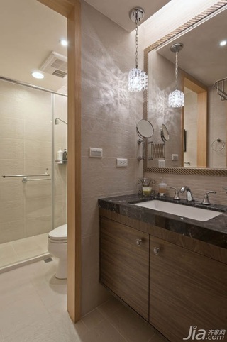 新古典风格公寓豪华型140平米以上卫生间浴室柜台湾家居