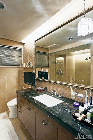 新古典风格公寓豪华型140平米以上卫生间浴室柜台湾家居