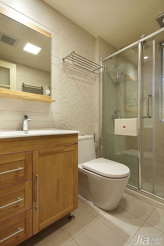 简约风格三居室富裕型140平米以上卫生间洗手台效果图