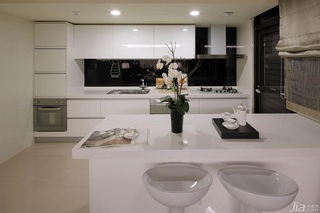 日式风格公寓豪华型140平米以上厨房吧台橱柜台湾家居