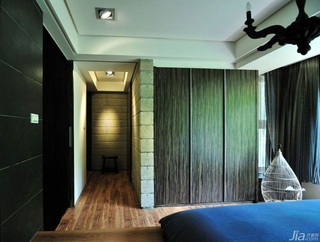 混搭风格公寓富裕型80平米卧室吊顶台湾家居
