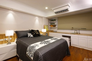 简约风格富裕型130平米卧室吊顶床台湾家居
