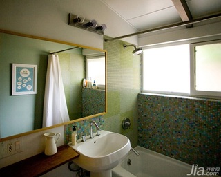 简约风格四房简洁富裕型卫生间洗手台海外家居