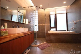 简约风格别墅富裕型卫生间洗手台台湾家居