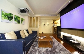 简约风格公寓富裕型120平米客厅吊顶沙发台湾家居