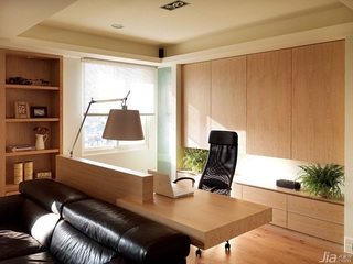 简约风格富裕型130平米工作区书桌台湾家居