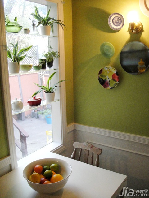 二居室装修,5-10万装修,简约风格,海外家居,餐厅,简洁,灯具,餐桌,餐厅背景墙