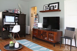 简约风格二居室简洁富裕型客厅电视柜海外家居