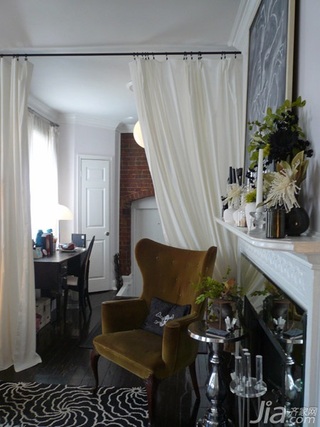 欧式风格公寓经济型70平米客厅沙发海外家居