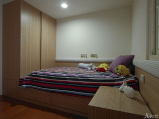 简约风格公寓富裕型120平米卧室衣柜二手房台湾家居