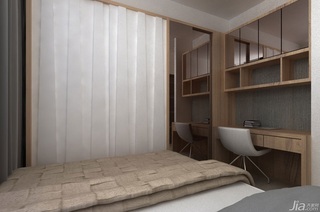 简约风格公寓富裕型120平米卧室书桌台湾家居