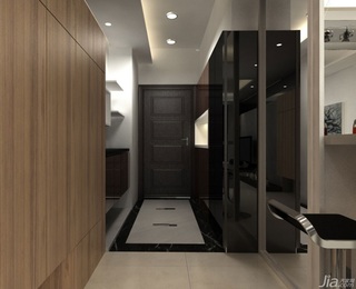 简约风格公寓富裕型120平米门厅玄关柜台湾家居