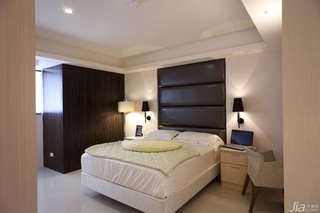 简约风格公寓富裕型100平米卧室床二手房台湾家居