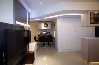 简约风格公寓富裕型100平米客厅过道二手房台湾家居