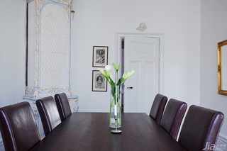 北欧风格公寓经济型80平米餐厅餐桌图片
