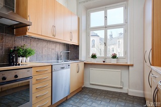 北欧风格公寓经济型80平米厨房橱柜设计图