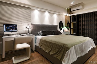 公寓富裕型100平米卧室床台湾家居