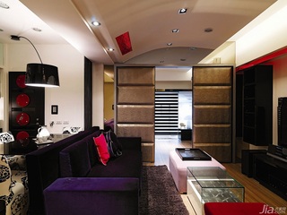 公寓富裕型100平米客厅沙发台湾家居