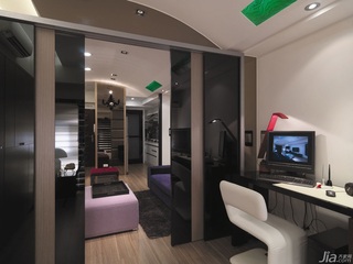 公寓富裕型100平米工作区书桌台湾家居