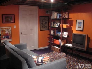 简约风格别墅暖色调经济型90平米客厅电视柜海外家居