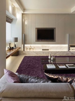 简约风格公寓富裕型100平米客厅电视柜台湾家居