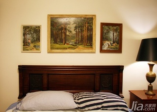 新古典风格别墅经济型90平米卧室床海外家居