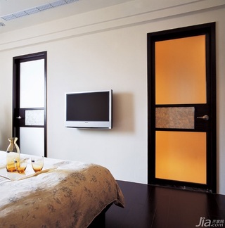 中式风格公寓富裕型110平米卧室台湾家居