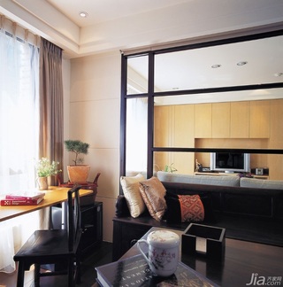 中式风格公寓富裕型110平米台湾家居