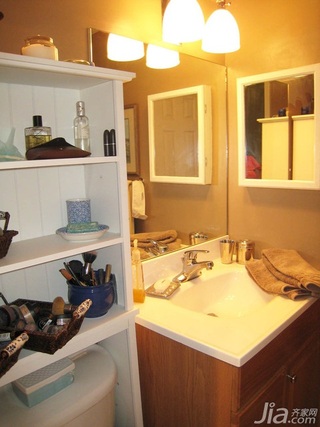 混搭风格公寓经济型60平米卫生间洗手台海外家居
