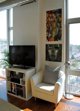 简约风格公寓经济型80平米客厅沙发海外家居