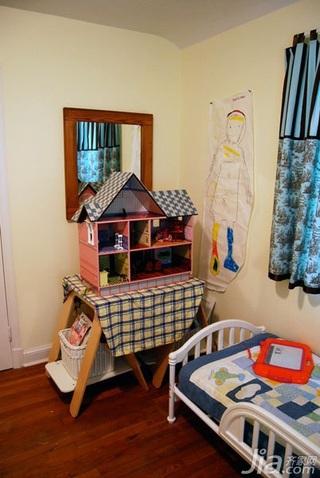 简约风格别墅经济型80平米卧室儿童床海外家居