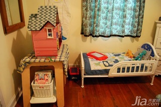 简约风格别墅经济型80平米卧室儿童床海外家居