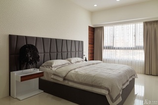 简约风格三居室简洁富裕型140平米以上卧室床台湾家居