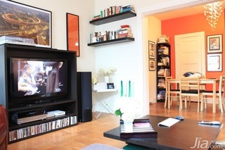 混搭风格公寓经济型60平米客厅电视柜海外家居