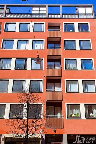 混搭风格公寓经济型90平米海外家居