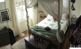 简约风格二居室古典富裕型卧室床海外家居