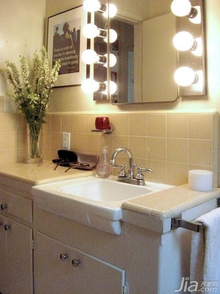 简约风格二居室富裕型卫生间洗手台海外家居