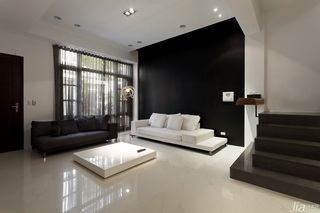 简约风格复式富裕型客厅沙发背景墙沙发台湾家居