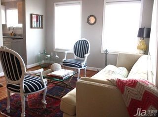 混搭风格别墅经济型100平米客厅沙发海外家居