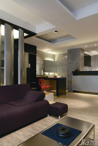 混搭风格公寓富裕型110平米客厅台湾家居